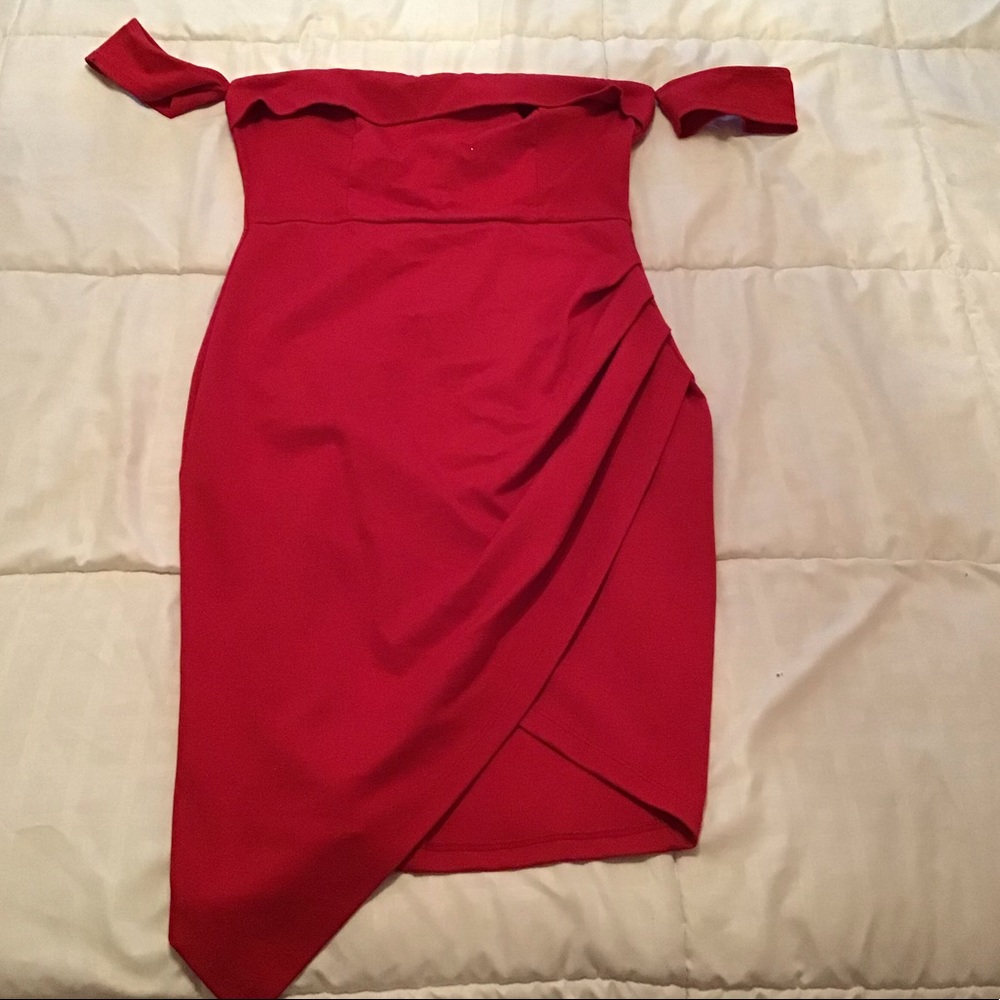 Red dress